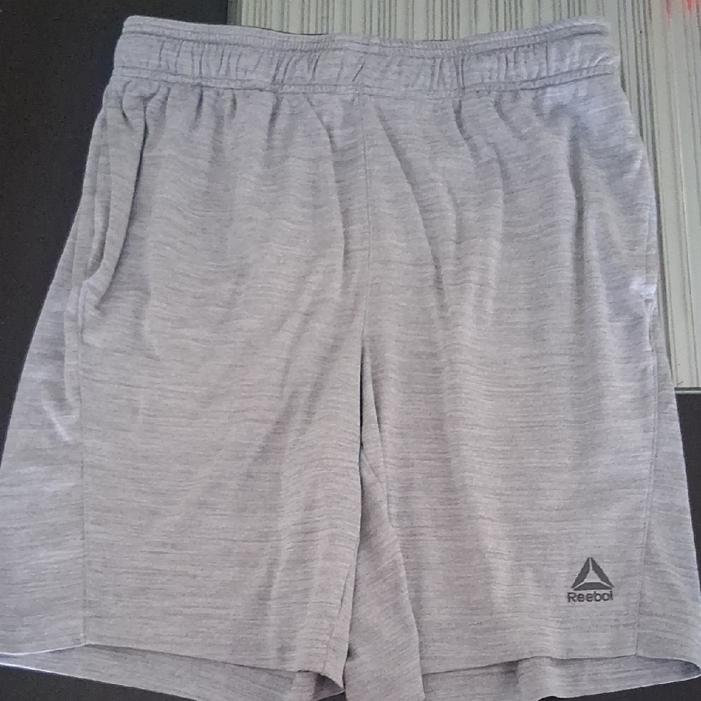 Reebok Men's Light Gray Athletic Shorts